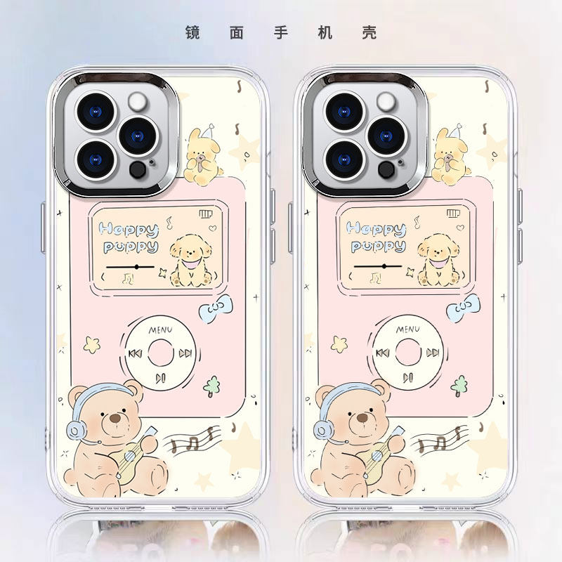 音乐小熊苹果16promax手机壳