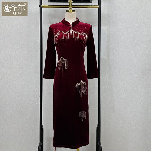 喜婆婆婚宴装高端结婚妈妈装婚礼服2025新款高贵年轻旗袍中式婚服