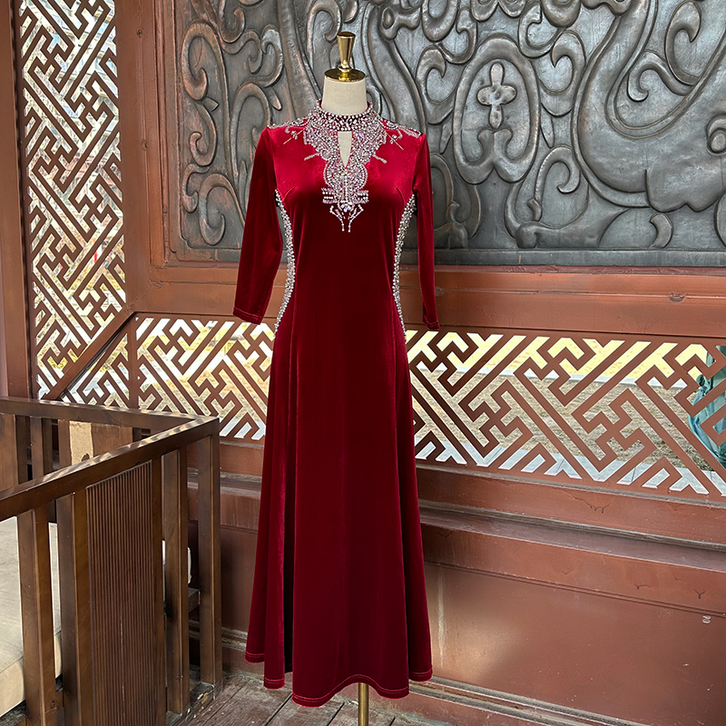 【加长款高级晚礼服】婚宴装