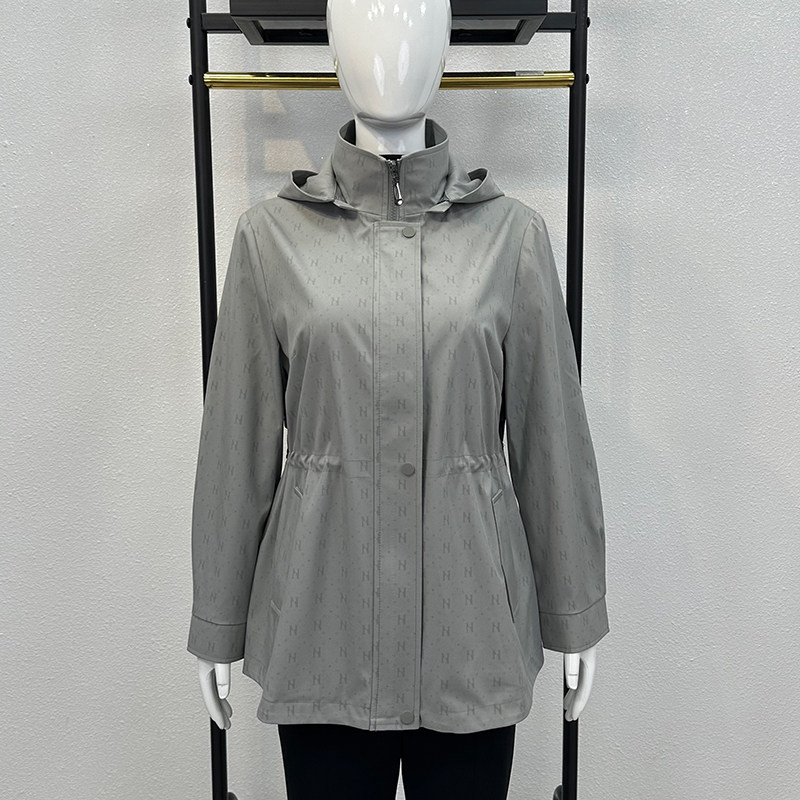 品牌中老年春秋外套女2024新款可脱卸帽夹克衫洋气小个子妈妈风衣