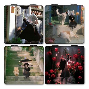 光遇周边小镜子随身携带双面折叠化妆镜翻盖式补妆猫猫头巫师花N