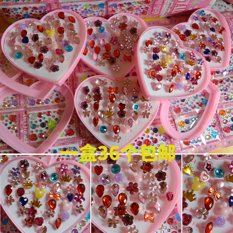 ¶ùͯ»¨¶ä±¦Ê¯×êʯ½äָпîÔìÐÍ´ó±¦Ê¯»¨½äÖ¸»î¿ÚÖ¸»·Å®º¢Ð¡Íæ¾ß