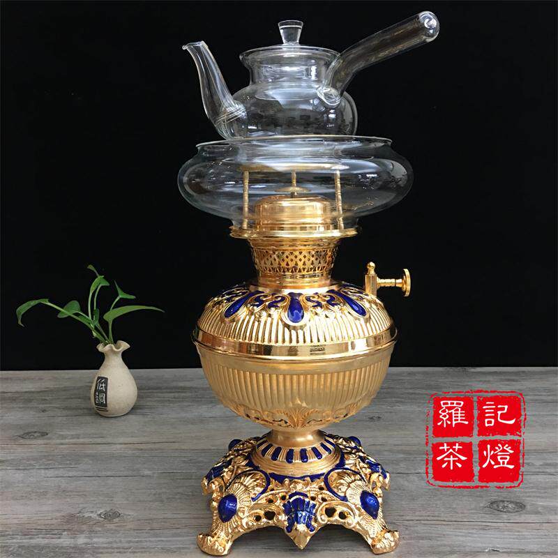 空气灯茶炉铜茶灯煮茶器功夫茶具烧水炉煮茶炉复古燃油茶灯