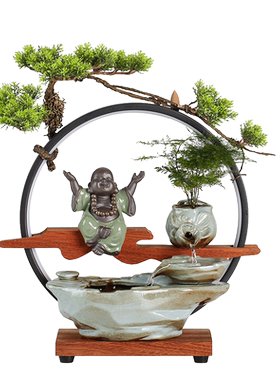 流水生财加湿器家居客厅开业礼品