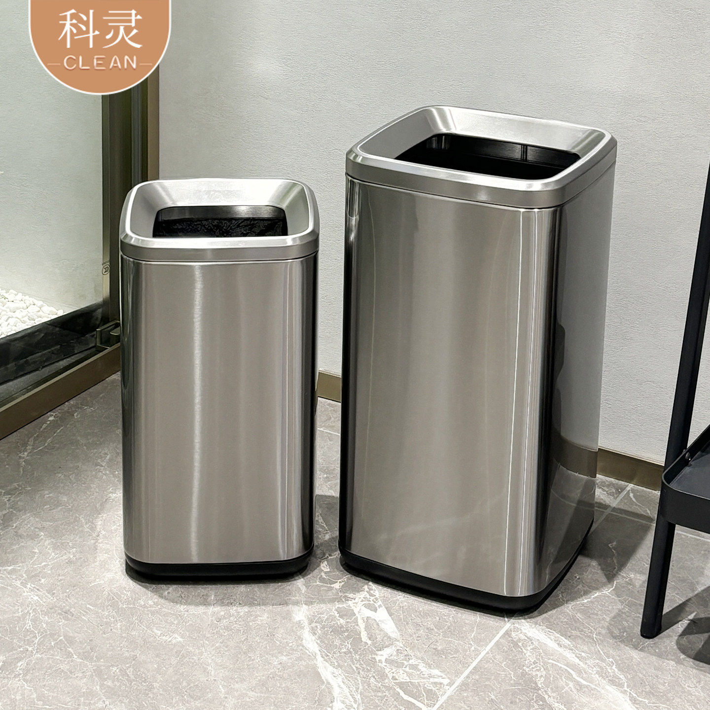 2025新款】不锈钢垃圾桶
