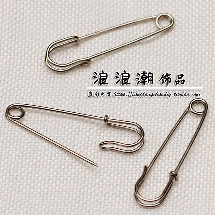 DIY 수제 대형 브로치 만들기 목도리 버클 스카프 버클 간단한 대형 핀 버클 바늘 쥬얼리 재료 패키지 액세서리