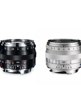 蔡司/ZEISS C Sonnar T*50mm F1.5 ZM银/黑色徕卡M口定焦手动镜头