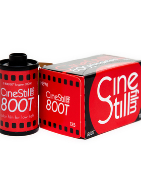 CineStill 800T 135灯光彩色电影胶卷无碳C41冲洗2028年02月1卷