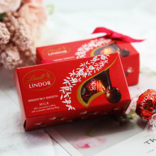 Lindt瑞士莲进口软心牛奶巧克力球2颗婚庆结婚喜糖年货零食散装