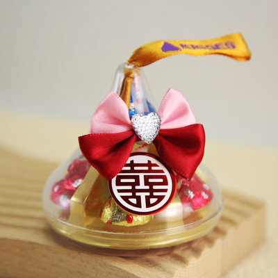 好时喜糖6粒盒装 正品kisses巧克力 结婚庆满月生日礼盒 成品