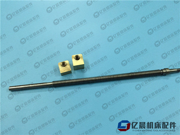 上海江宁机床厂HG28横向丝杆机床配件中丝杆 中拖螺母509 502机床