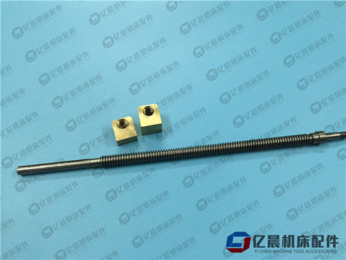 上海江宁机床厂HG28横向丝杆机床配件中丝杆 中拖螺母509 502机床