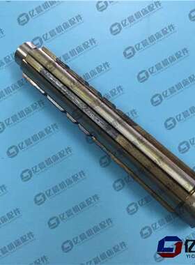 大河机床厂Z5140 Z5125立式钻床机床配件花键轴 Ⅲ轴141117机床铣