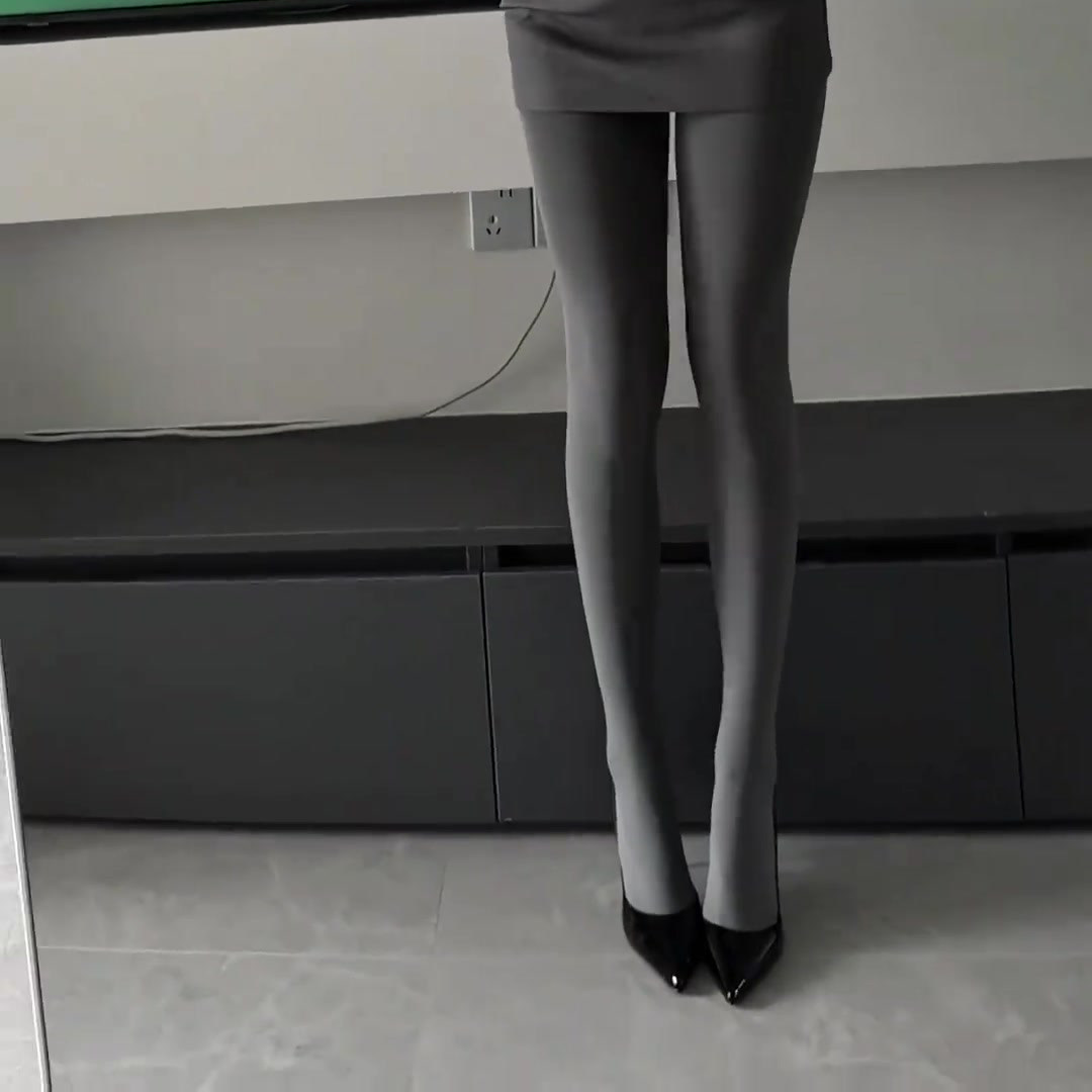 简约高腰连裤袜女美腿显瘦显腿长高弹修身打底袜瘦腿神器气质