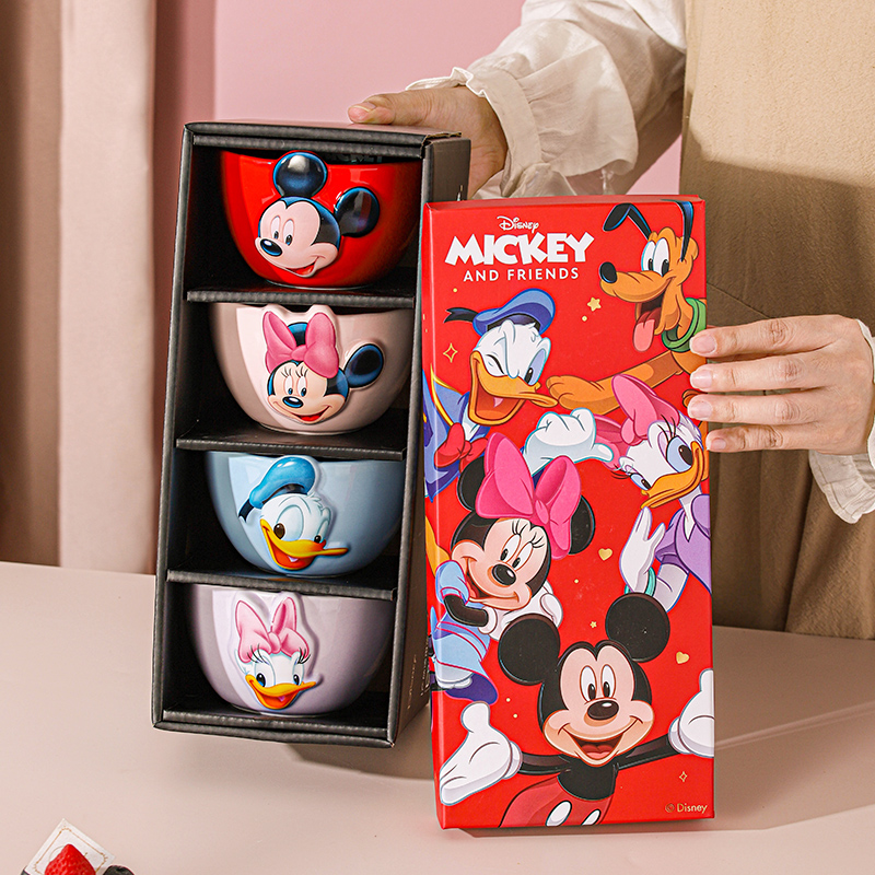 迪士尼米奇米饭碗大号面碗盘子杯
