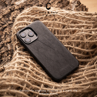 自然摔纹时尚 植鞣真皮全包可磁吸手机壳 简约轻奢复古创意防摔 15promax 新西兰鹿皮适用于苹果iPhone16