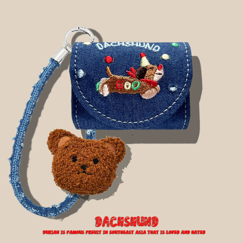 漫步者Comfo Clip耳机套Q适用EDIFIER新款ComfoClip耳夹式蓝牙耳机壳花再EDF200161一体式耳机壳复古皮套卡通