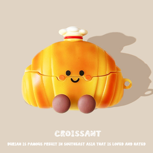 适用于oppo free4保护套Free4保护壳卡通可爱磨砂无线蓝牙耳机freebuds4e耳机盒子硅胶free4牛角包FreeBuds4e