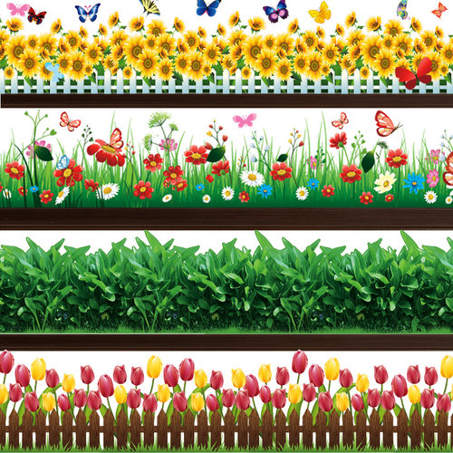 墙角PVC防水踢脚线送蝴蝶