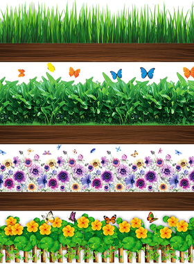 墙角PVC防水踢脚线送蝴蝶