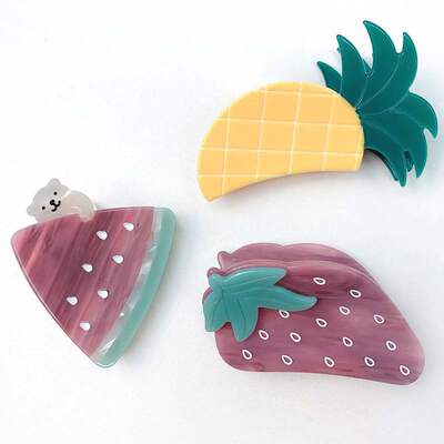 hair accessories imported from korea lovely and sweet fruit