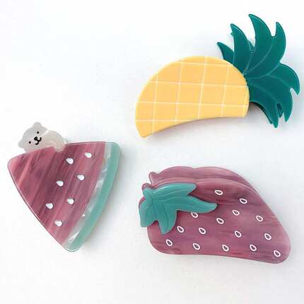 hair accessories imported from korea lovely and sweet fruit