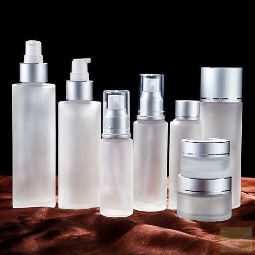 Cosmetic bottling Glass spray bottle fine mist pressing