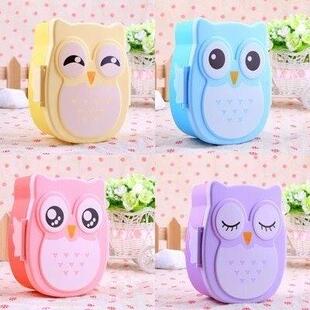 children lunch fruit stora owl food cartoon 1050ml gifts box
