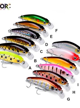 PROBEROS路亚假饵8cm小胖塑料鱼饵11g黑鱼垂钓用品DW457b6