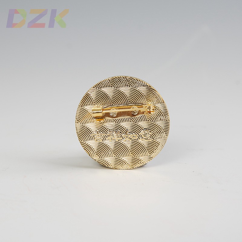 主席像章毛爷爷24k镀黄金徽章胸章纪念章大号直径3cm工艺品高端b1