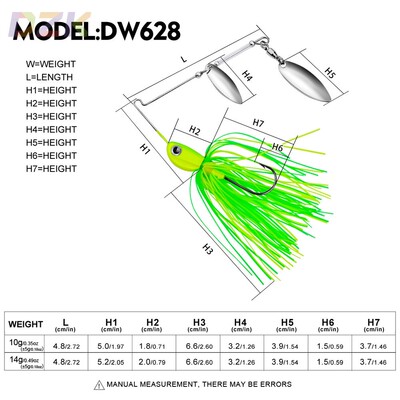 胡须佬路亚假饵 10G 14G流苏Spinnerbait金属亮片防挂底仿生鱼b4