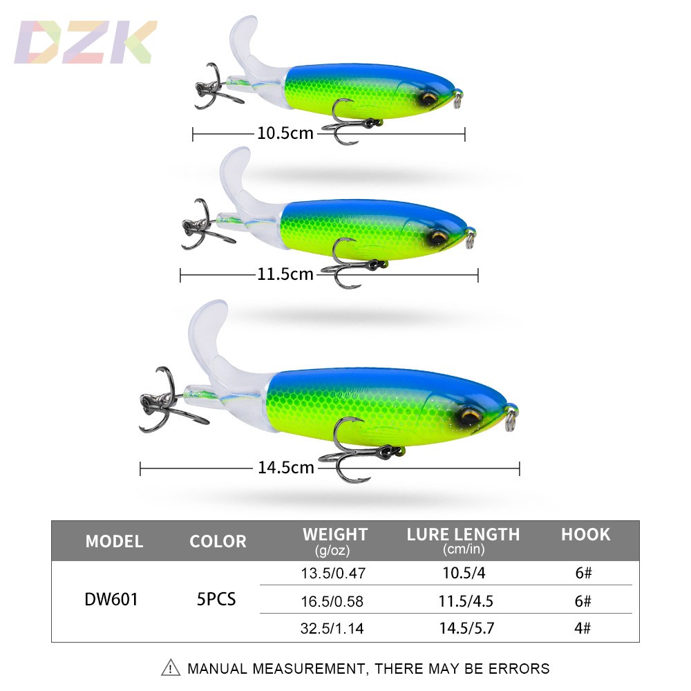路亚饵螺旋桨 水面系拖拉机13.5g 16.5g 32.5g浮水铅笔路亚假鱼b4