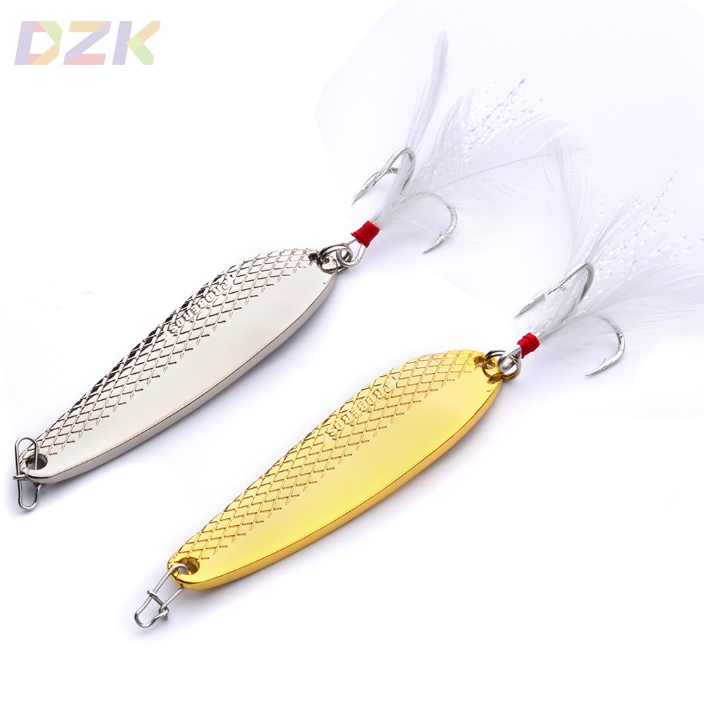 金/银路亚饵桂鱼绝杀6g 11g 16g沉水路亚亮片新款勺型路亚鱼饵b1