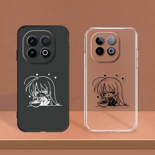 魔女的夜宴适用iQOO13/12/11/11S/Pro套Z10X线稿Neo10/9/9sPro+绫地宁宁Z9/Z10Turbo+手机壳定制防摔透明创意