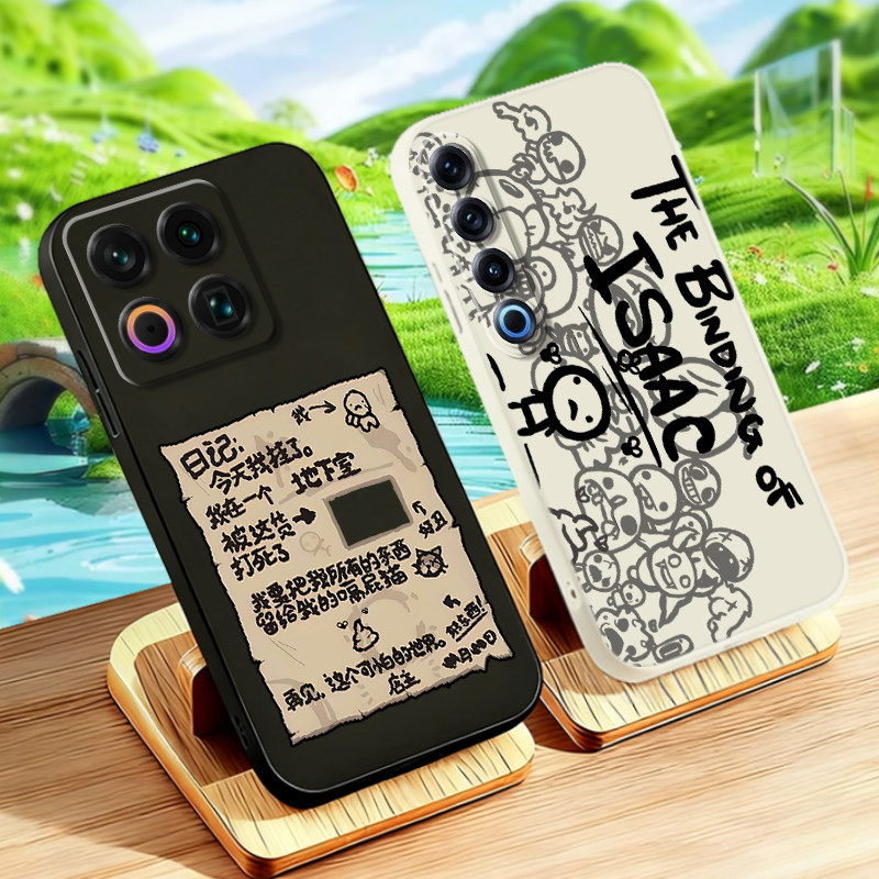 日记适用魅族22/21/20/18/17套Note16Pro努比亚红魔11Pro 10 9 Pro Plus以撒的结合手机壳游戏创意小众文艺软