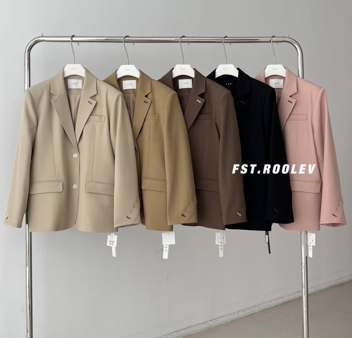 长袖西装外套常规款百搭