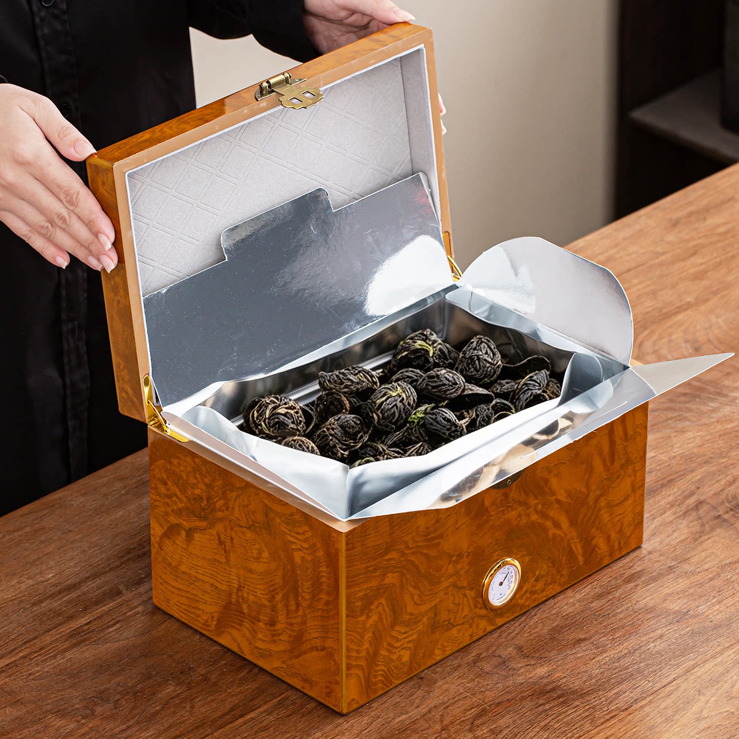 高档木盒小青柑包装盒空礼盒通用老白茶龙珠小饼干茶叶礼品盒批发