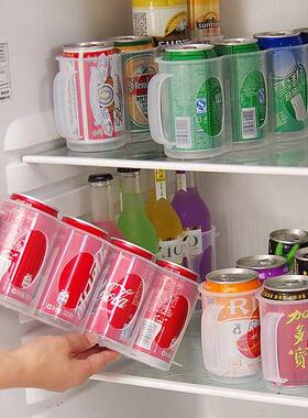refrigerator glass storage container box organizer cola can