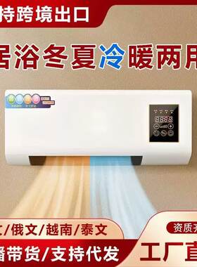 跨境110V220V暖风机英欧规澳美规暖风壁挂式电取暖器家用浴室卧室