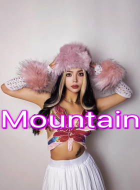 iedm爱电音Y2K辣妹风亮片蝴蝶背心流苏裙三件套音乐节RAVE服装