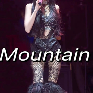 gogo演出服爵士舞演出服互动颗粒辣妹演出服女团风