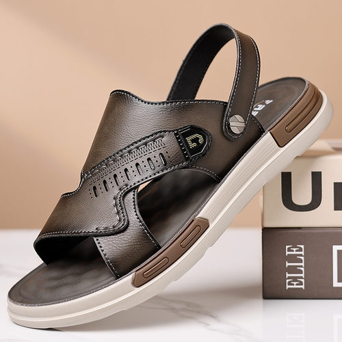 夏季男士软底两穿透气沙滩凉拖