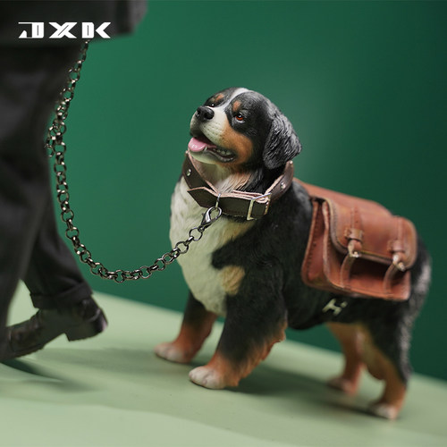 伯恩山狗狗摆件手办JXK