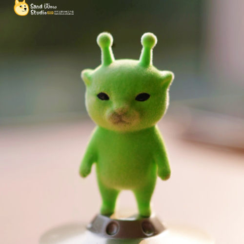 原创正版外星猫沙雕ET猫meme生日礼物沙雕模玩潮玩gk手办公仔