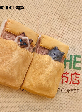JXK单身猫模型可爱治愈摆件