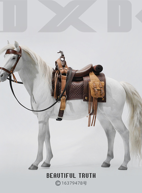 【JXK】官方正品 1/6 西部大镖客 温血马马仿真模型 摆件 兵人偶