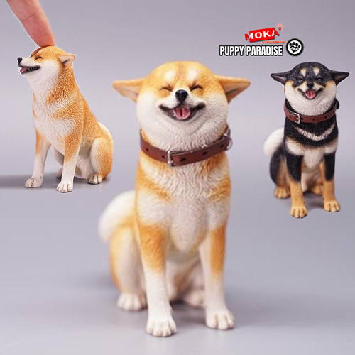 JXK柴犬模型治愈系手办车载摆件
