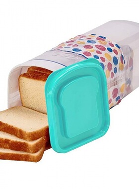TEMU希音亚马逊跨境爆款面包保鲜盒面包吐司收纳盒面包收纳分发器