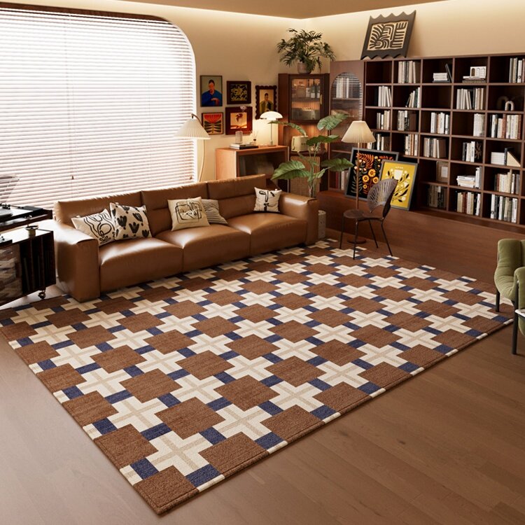 高级复古客厅地毯中古风新款美式沙发地垫茶几毯耐脏卧室床边免洗,居家布艺,地毯,淘宝优惠券,粉丝福利购,淘宝优惠卷