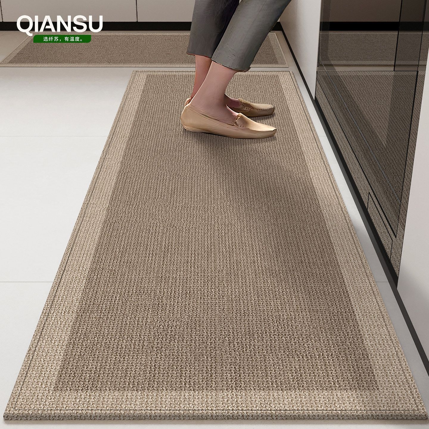 厨房地垫防滑防油免洗可擦专用地毯定制吸水脚垫新款家用防水长条,居家布艺,厨房地垫,淘宝优惠券,粉丝福利购,淘宝优惠卷